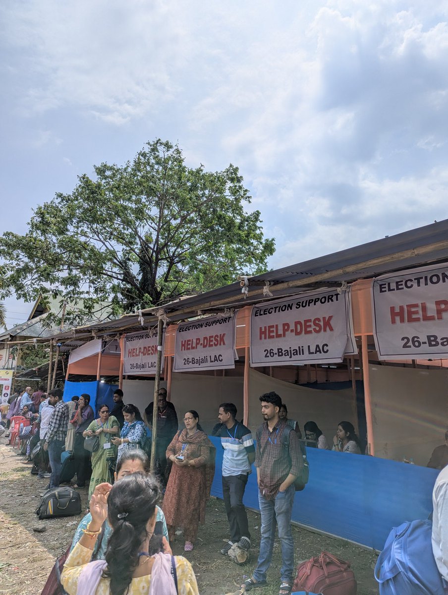 dc_bajali's tweet photo. Highlights of 08 April, 2026 : The Pre Election day at BAJALI
Various Help desks to assist Polling personnel https://t.co/2ZGsEquYa5