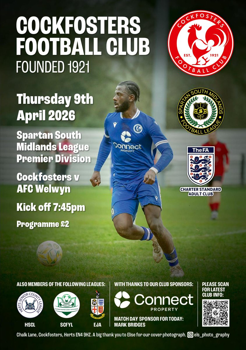 Cockfosters FC tweet media