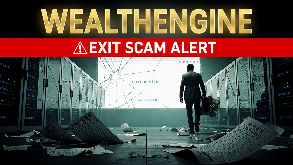 WikiFX_AfricaFX's tweet photo. Paying a "fee" to withdraw your own money isn’t a policy—it’s a hostage situation. 

Wealthengine is currently running a textbook exit scam, using a "hacker attack" as a smokescreen to freeze assets and demand extra deposits.