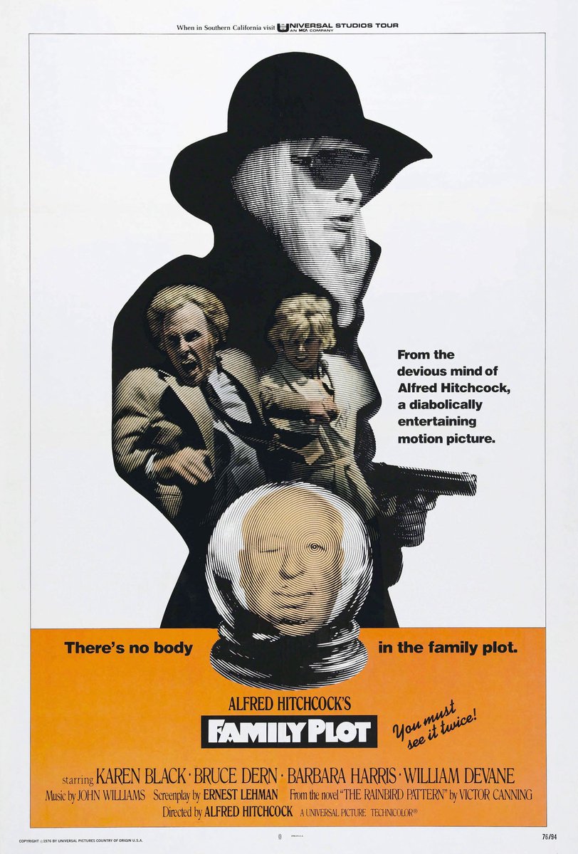 ChrisONeil1980's tweet image. Alfred Hitchcock’s final film, “Family Plot” is 50 years old! Released on April 9th, 1976!

While he didn't intend for it to be his "swan song" at the time, several factors made it his last completed work before his death in 1980.

#FamilyPlot #AlfredHitchcock #cinema