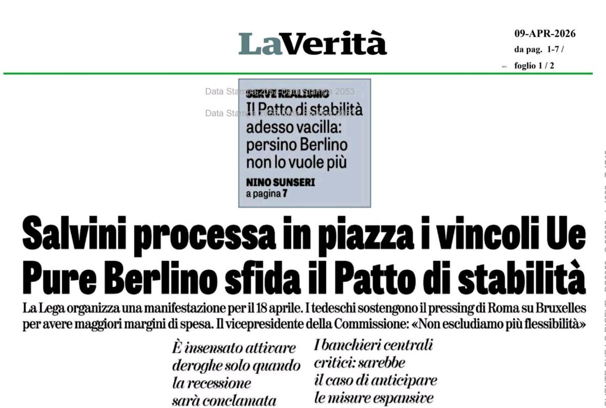 Claudio Borghi A. tweet media