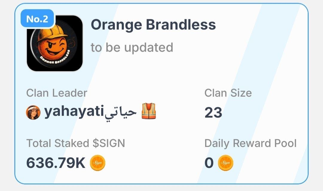 skarovangel25's tweet photo. ⚔️ Orange Dynasty is live… and @orangebrandless 🍊 is ready.

We’re not here to chase hype we’re here to @Sign stake, stay consistent, and earn together.

Daily snapshots. Real contribution. Real yield.
That’s how we move.
If you’re a true $SIGN holder, this is your lane:
🟠 Join Orange Brandless
🟠 Lock in your stake
🟠 Grow with the clan

April 15: We build, we stack, we win. 🍊

– xoxo, signInnerVibe
🔸𝙊𝙧𝙖𝙣𝙜𝙚 𝘽𝙧𝙖𝙣𝙙𝙡𝙚𝙨𝙨 | 𝙎𝙩𝙖𝙠𝙞𝙣𝙜 𝙞𝙨 𝙤𝙪𝙧 𝙙𝙧𝙚𝙨𝙨 𝙘𝙤𝙙𝙚🔸