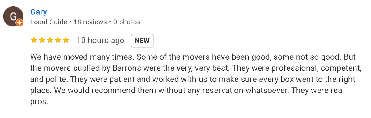 Barrons Removals and Storage tweet media