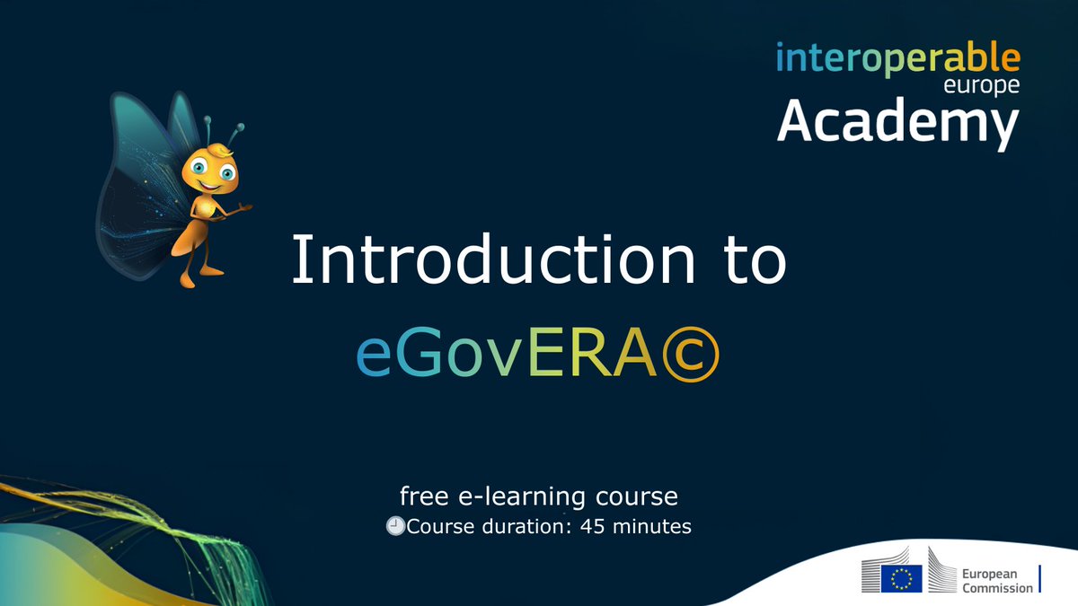 InteroperableEU's tweet image. #eGovERA© is a solution designed to understand the overall Digital #PublicService lifecycle and how @EU_Commission #interoperability solutions can support in each phase.

Access the free online #InteroperableEuropeAcademy course on the topic here! 
👉link.europa.eu/FfFpXm