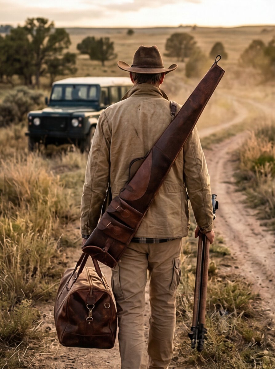 Thecrownleather's tweet image. Not made for display — made for the road ahead.
Where durability meets the demands of the wild.
#HuntingLife #LeatherCraft #OutdoorGear #FieldTested #RifleCase #HunterGear