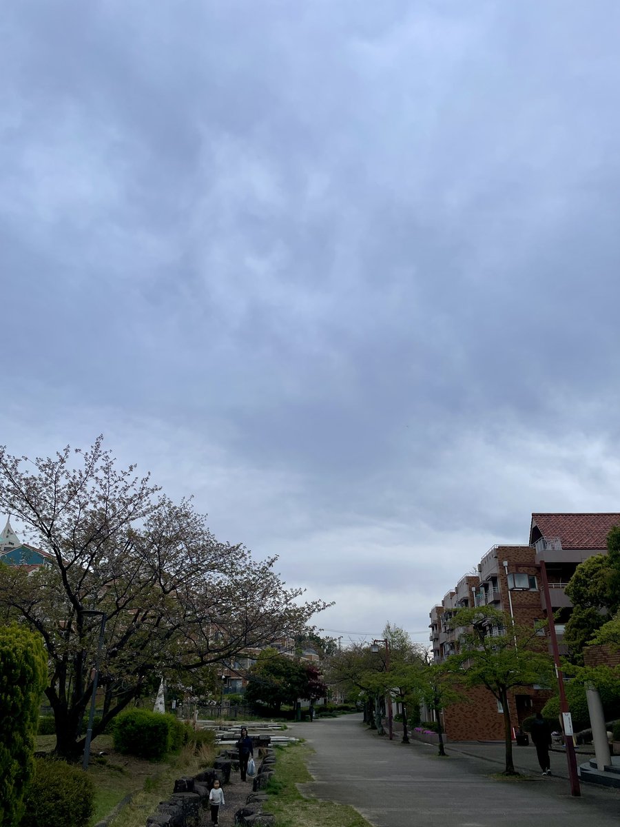 大きなフクロウがつばさを広げているような曇り空の下、ワントレのセッションに向かいます。
#今日の空