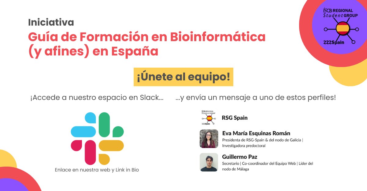 ISCB SC RSG-Spain tweet media