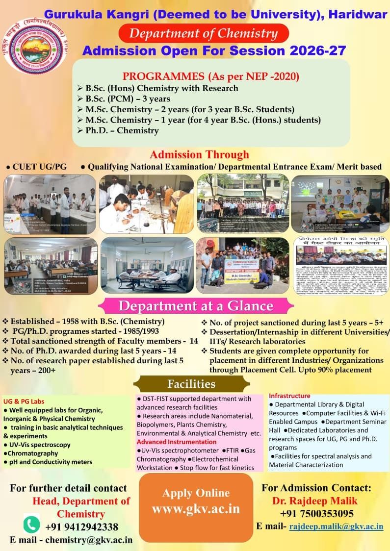 Gurukula Kangri (Deemed to be University) tweet media