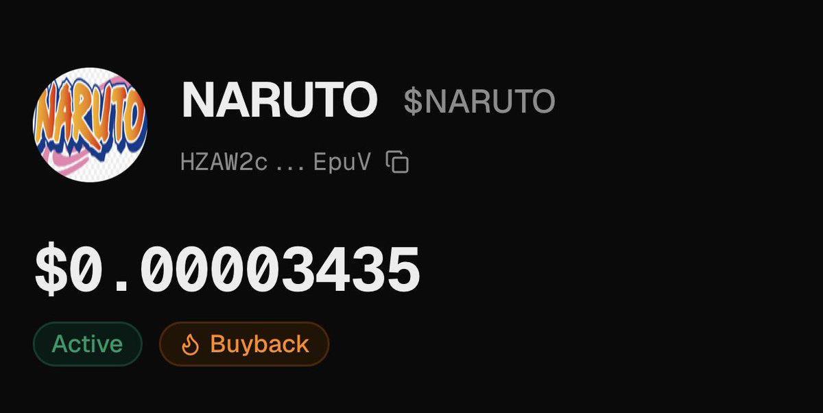 OG Naruto Coin tweet media