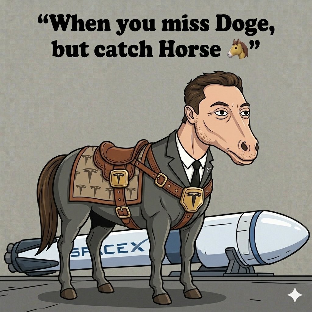 Elon Horse Face tweet media