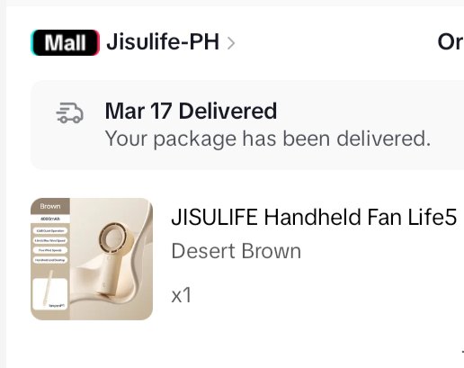 WTS LFB PH

JISULIFE HANDHELD FAN LIFE 5 PLUS 

- good as new (used for like 5x lang)
- complete inclu with box
- no issues

🏷️  380 php