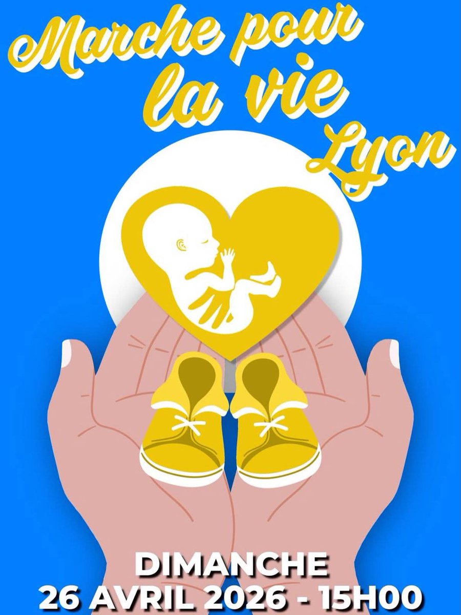 MarchePourLaVie's tweet image. RDV le 26 avril pour défendre la vie de sa conception à la mort naturelle ! 
#lyon #marchepourlavie #IVG #euthanasi3