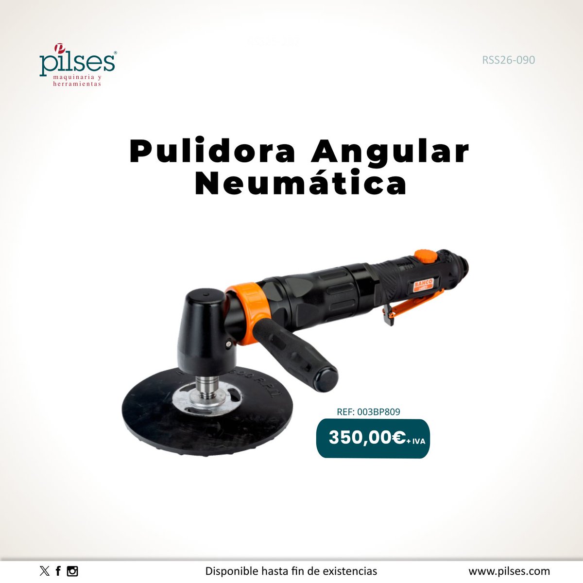 pilsessl's tweet photo. 🚀 Potencia y precisión en tus manos: Bahco BP809. 7" de puro rendimiento.
🔹 970 W / 2500 RPM. 
🔹 Bajo nivel de vibración (<2.5 m/s²). 
Acabado espejo garantizado por @Pilsessl. 🏗️✨ 👉 https://t.co/7UykZwsKD3
#Pilses #Bahco #Herramientas #Pulido https://t.co/X00zcSJ3Nt