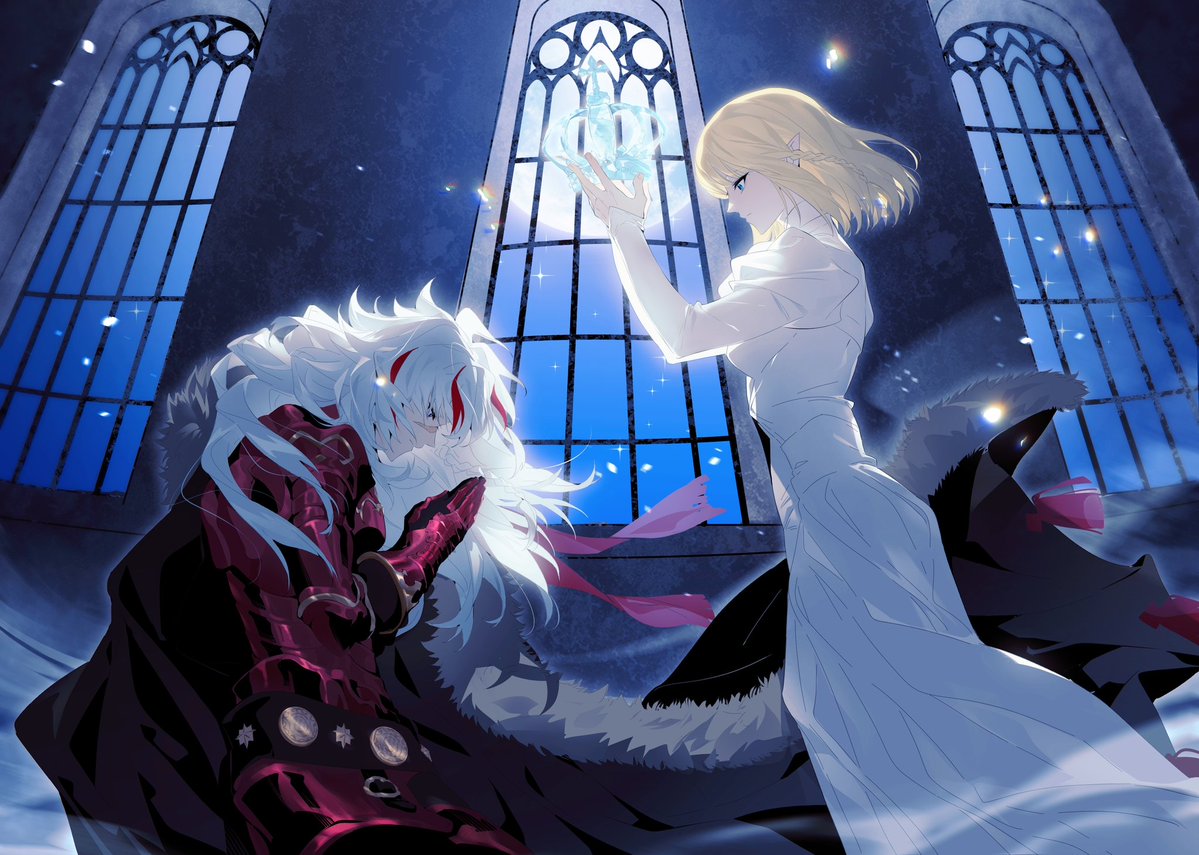 mistcity11's tweet image. 加冕典礼 
友人为我的小说集画的客座插图
#リチャアヤ #richaya #狮绫 #리처아야