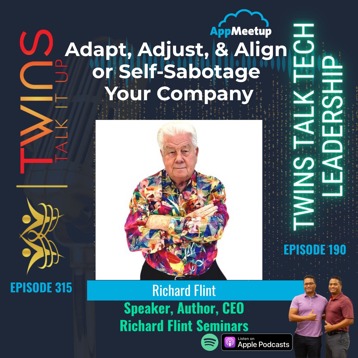 dsbleadership's tweet photo. What if the biggest threat to your organization… is your leadership?

@RichardFlintInt joins us to unpack a hard truth: organizations don’t fail overnight—they slowly self-sabotage from within.

Tune in on Spotify, Apple or https://t.co/bnffvUjtBz
https://t.co/5ErH8cb3QA https://t.co/e2d0AYPSXA