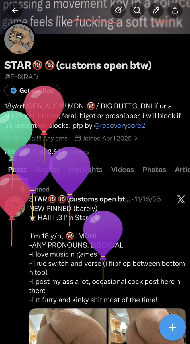 STAR🔞🔞(customs open btw) tweet media