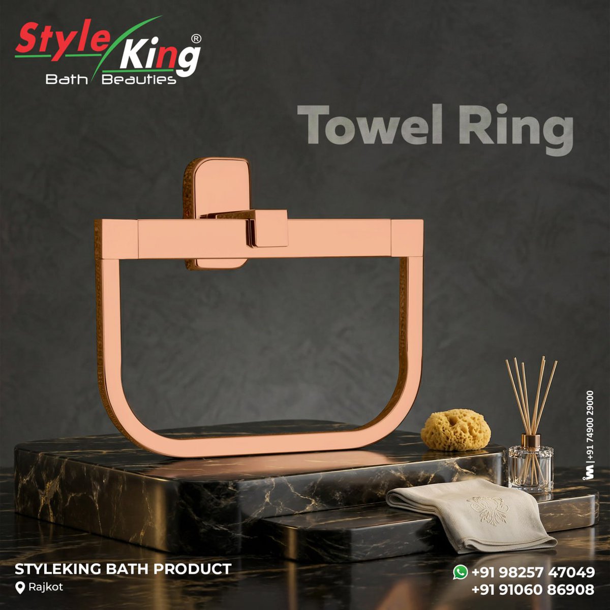 ibais_hardware's tweet photo. STYLEKING BATH PRODUCT (RAJKOT)
For enquiry via WhatsApp click:
https://t.co/1MyFNLrYTH
Mr. Rameshbhai - +919825747049
Mr. Aditya - +919106086908
#TowelRing #BathroomAccessories #BathFittings #StyleKing #LuxuryBathroom #InteriorHardware #RajkotHardwares
.
@ibais_hardware https://t.co/2SzlbESJ4N