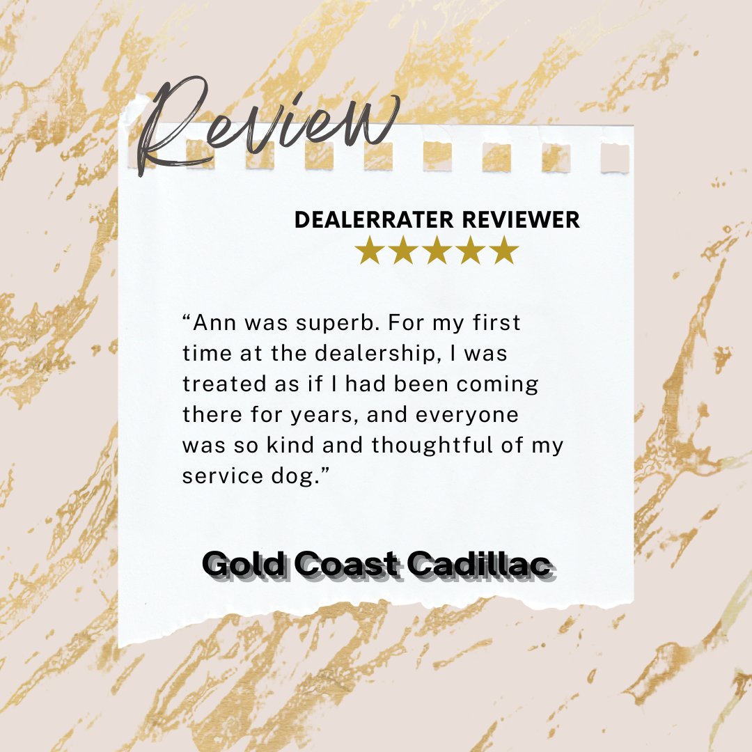 GoldCoastCaddy's tweet photo. Thank you for the 5-star rating. It’s great to know everyone was kind and thoughtful toward your service dog. We truly appreciate your feedback and look forward to seeing you again. https://t.co/YCmCyRb6vK