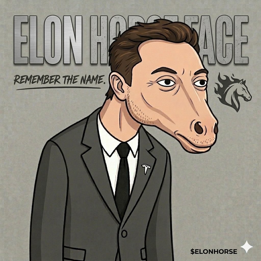 Elon Horse Face tweet media