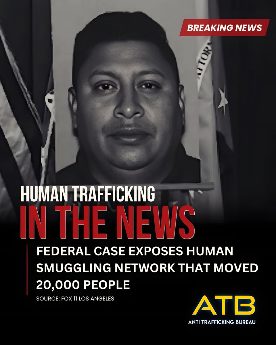 ATB_Intel's tweet image. 🛑 Federal Update on Major Smuggling Case

Federal authorities have confirmed that the individual identified as the leader of a large human smuggling network has formally entered a guilty plea in Los Angeles.

#AntiTraffickingBureau #EndHumanTrafficking #StopSmuggling  #ATB