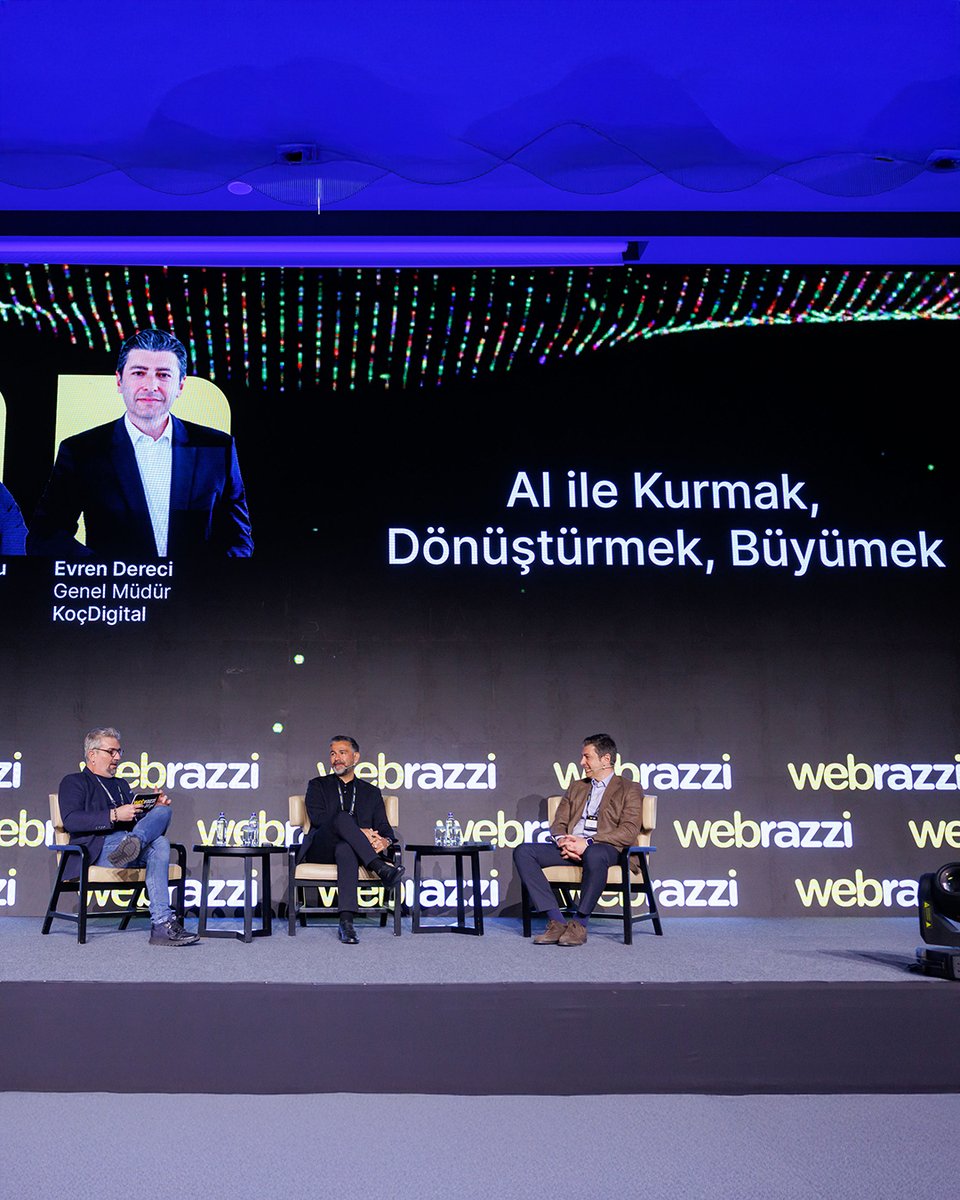 kocdigital's tweet photo. @webrazzi AI 2026’da, CEO’muz Evren Dereci ile yapay zekanın iş modellerini nasıl dönüştürdüğünü, özellikle Agentic AI ile kurum içinde gerçek bir etki elde etmek için neler yapmak gerektiğini konuştuk.
 
Moderatörlüğünü Arda Kutsal’ın üstlendiği, Barbaros Özbugutu’nun da panelist olarak yer aldığı bu oturumda, yapay zekanın iş dünyasındaki etkisini farklı perspektiflerle ele aldık. 

#KoçDigital #Webrazzi #YapayZeka #AgenticAI