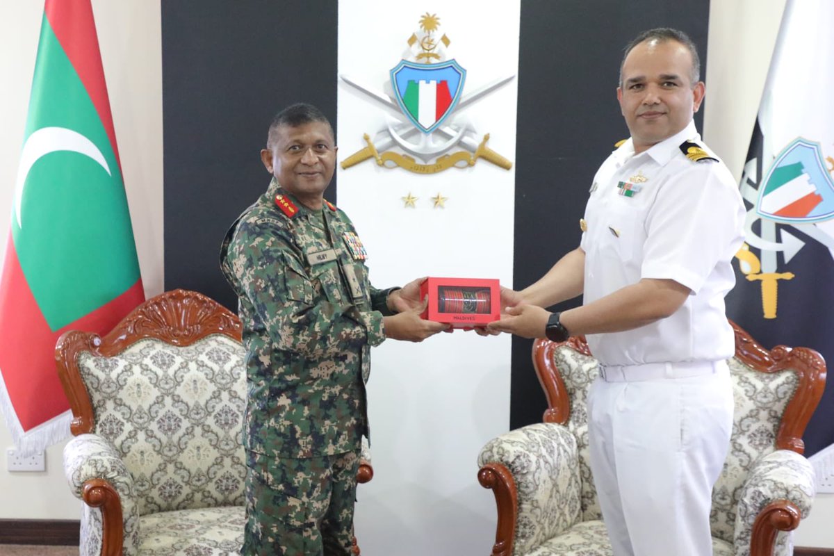 During the port call, the Commanding Officer called on Major General ...