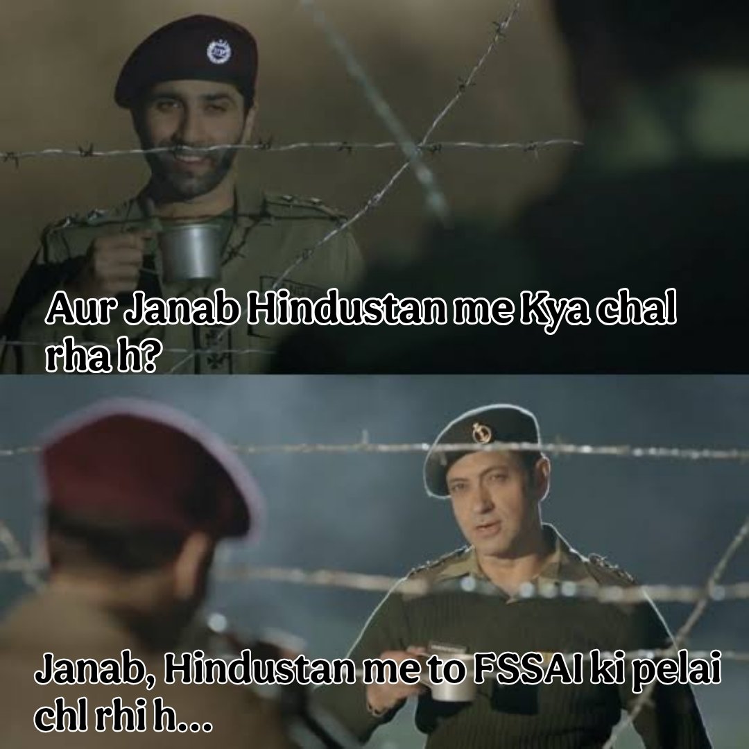 💀
#SudharJaoFSSAI