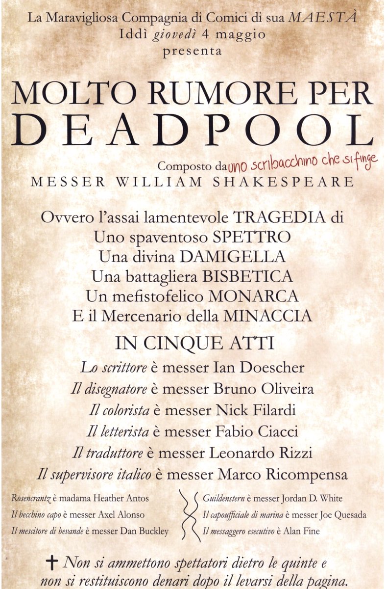 DiegoMonthy's tweet photo. #deadpool #IlMercenarioDiVenezia #Marvel #PaniniComics https://t.co/yuA9ZchAWj