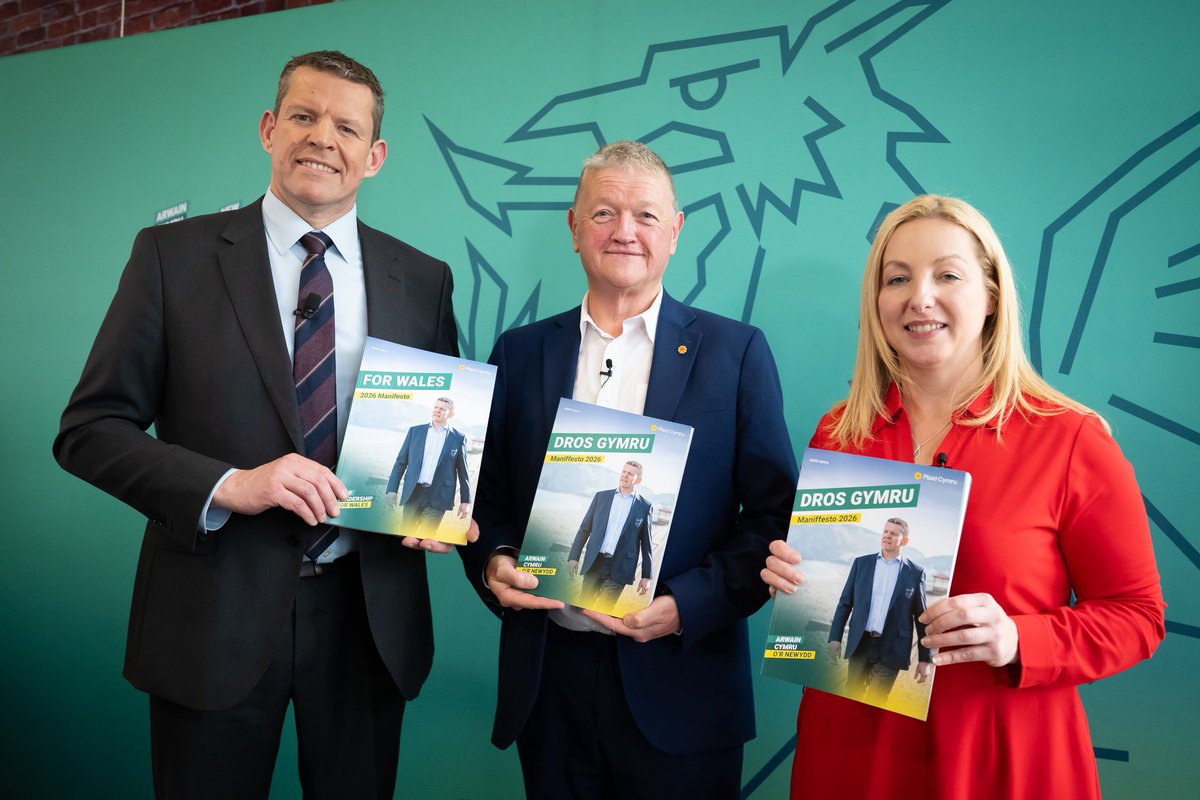 RhunapIorwerth's tweet photo. I am proud to present Plaid Cymru’s manifesto: For Wales. 

Our plan for a modern, confident Wales. A Wales where all our people and communities can contribute to and share in our nation’s success.

For new leadership for Wales, vote Plaid Cymru on May 7🏴󠁧󠁢󠁷󠁬󠁳󠁿 https://t.co/AXERTQyOq6