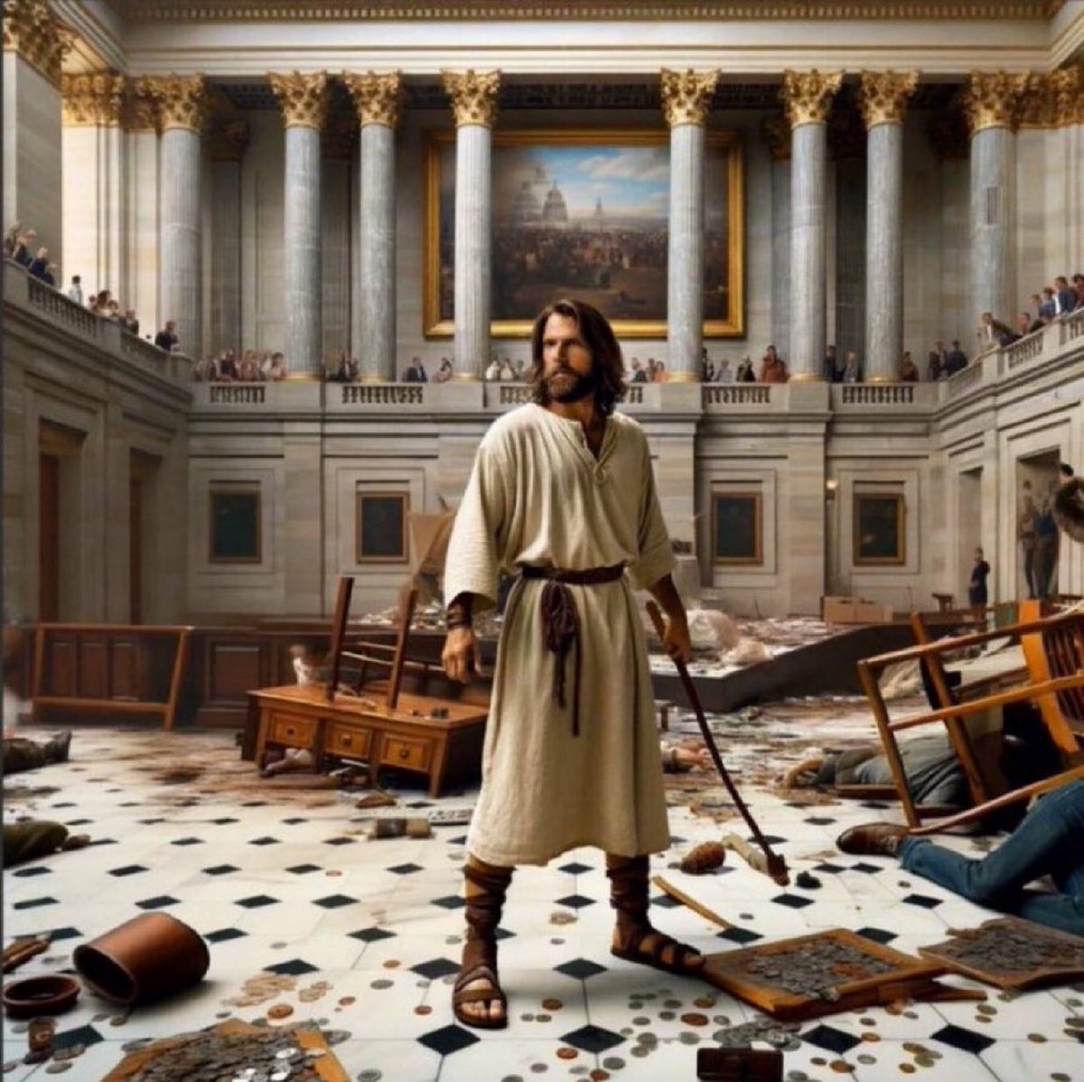 You realize Jesus is about to flip the script on the whole world, right?