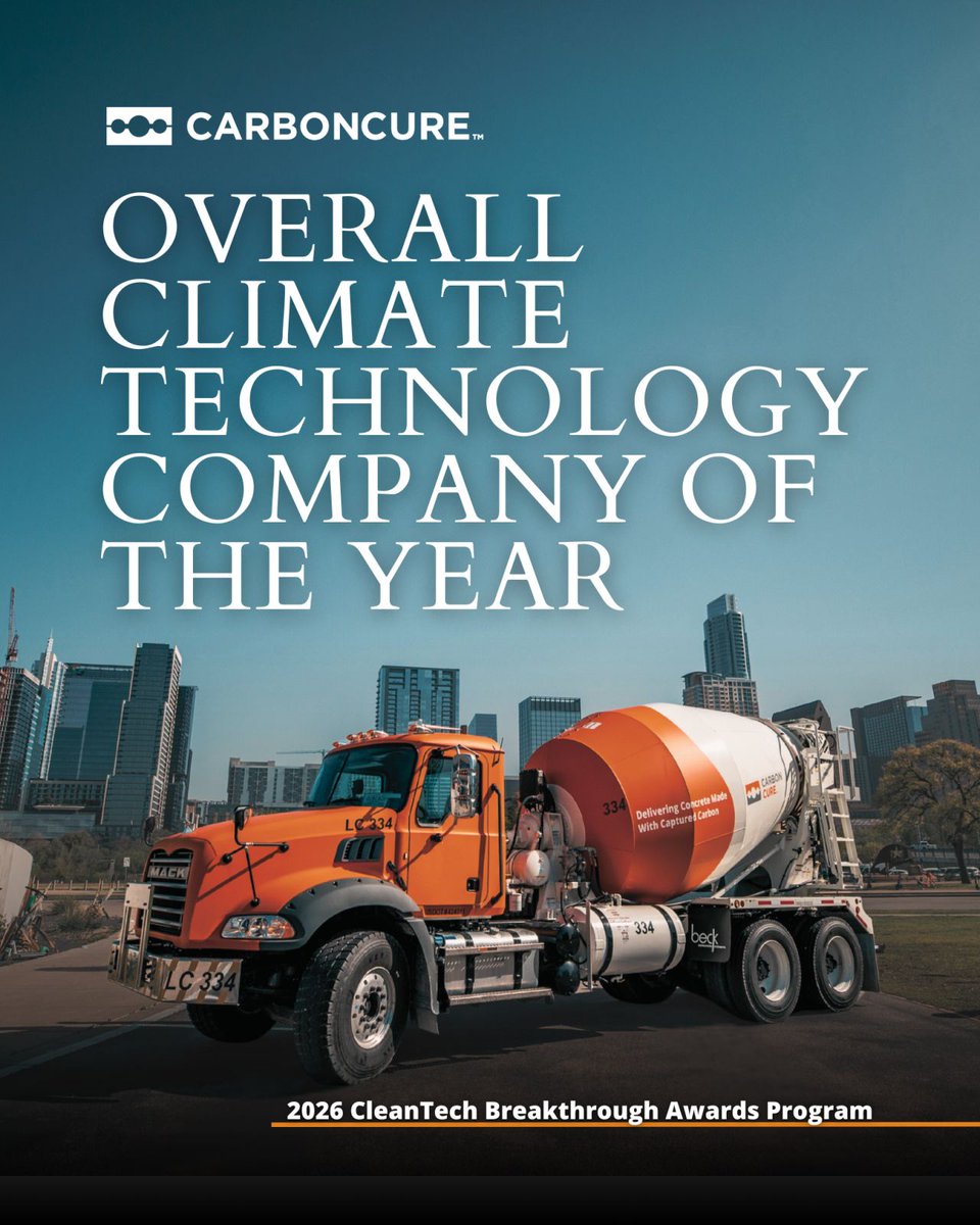 CarbonCure Technologies tweet media