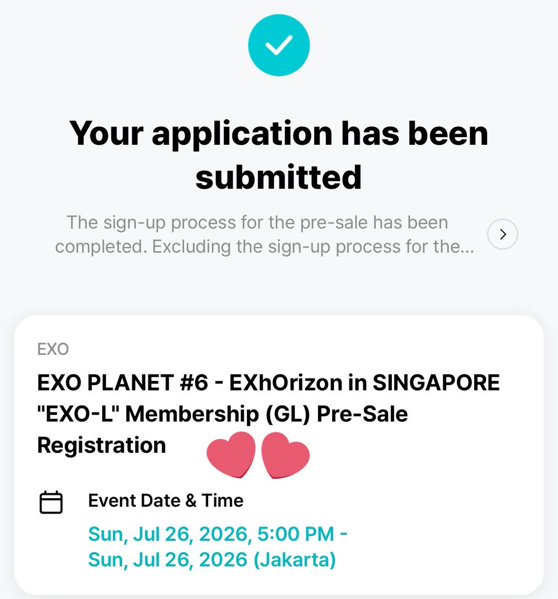 chanbaektwinks's tweet photo. WTR WANT TO RENT 
EXO-L MEMBERSHIP FOR EXO PLANET #6

✅️ Singapore

💸 100k IDR
Payment : mandiri/ina bank/shopeepay/dana

DM!

tag. Wtb wts rent exhorizon ep 6 weverse presale code pre sale pre-sale exol ep6 sg kode memship singapore https://t.co/HpZ3CUlKWL
