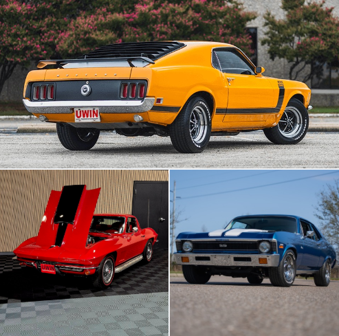 DreamGiveaway's tweet photo. #TBT with some of the classics from the Dream Giveaway Garage. See more or enter to win your favorites! https://t.co/LS19qBuB9G 

#classiccars #musclecars #nova #boss302 #67corvette https://t.co/DQ818WUmtT
