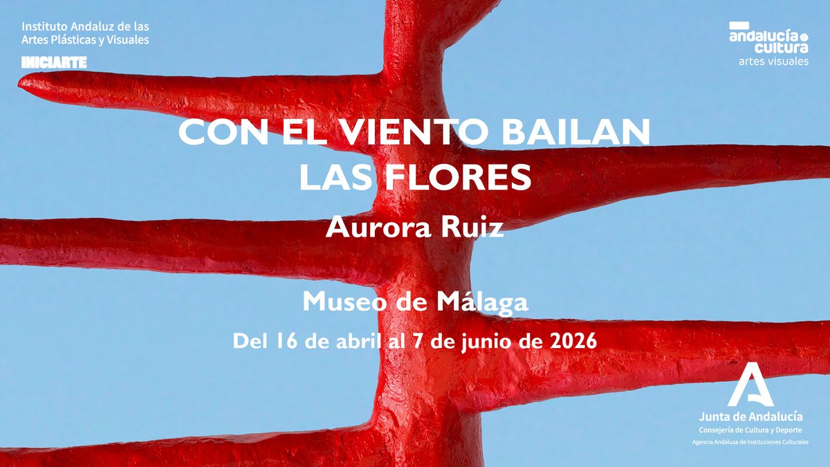 #INICIARTE

Inauguración y visita guiada de la exposición 'Con el viento bailan las flores' de Aurora Ruiz en el <a href="/Museo_Malaga/">Museo de Málaga</a> 

📌16 abril, a 19:30h
Entrada libre

lajunta.es/6dyuc

<a href="/CulturaAND/">Cultura Junta de Andalucía</a> <a href="/MalagaJunta/">MálagaJunta</a> <a href="/MasMlg/">Más Málaga</a> <a href="/FundacionMalaga/">Fundación Málaga</a> <a href="/LorenaCodes/">Lorena Codes</a>