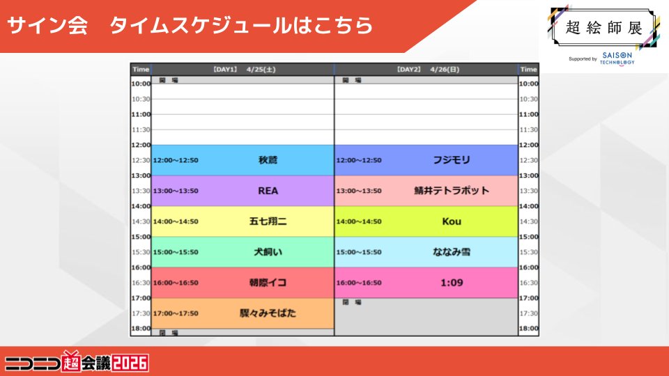 ニコニコ超会議2026@4/25(土)・26(日)幕張メッセで開催決定‼ tweet media