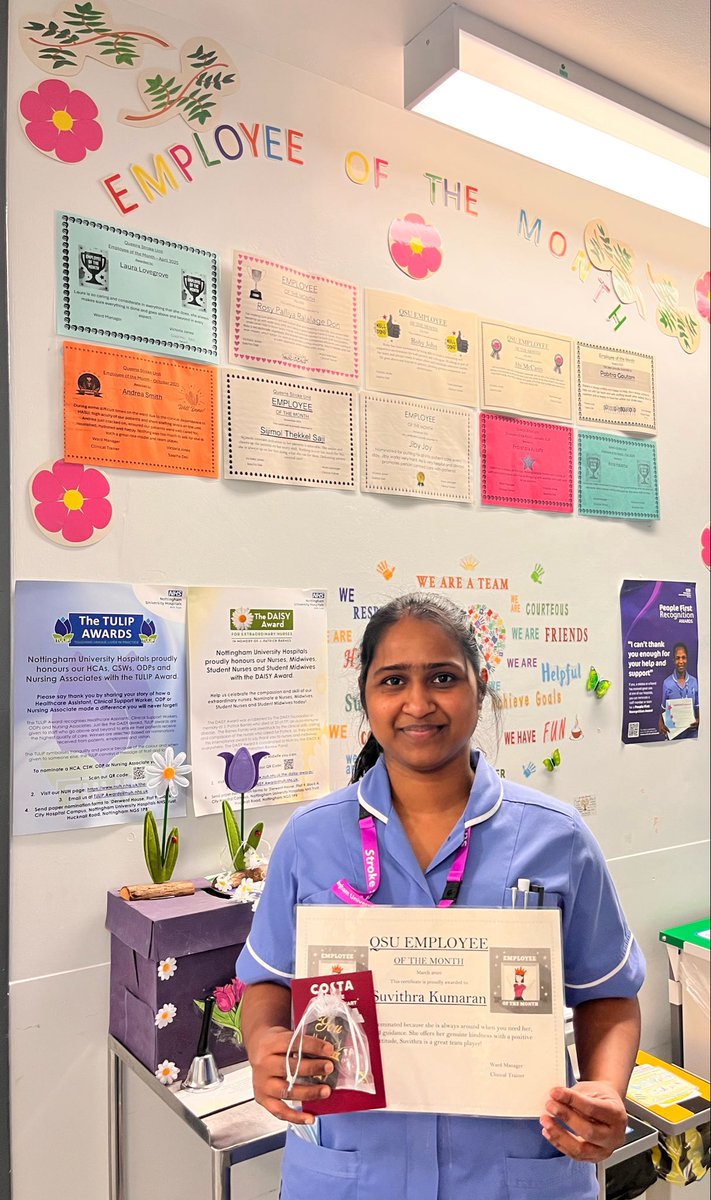 SaschaDeli's tweet image. Well done to Suvithra on achieving Employee of the Month😄 it is definitely well deserved! 🌟 #stroke @NUH_Stroke @NUHTeamStroke @Vickyy_Jones @NUHMedicine @Stroke_NUH @SarahBrand21 @MedicineClinEds
