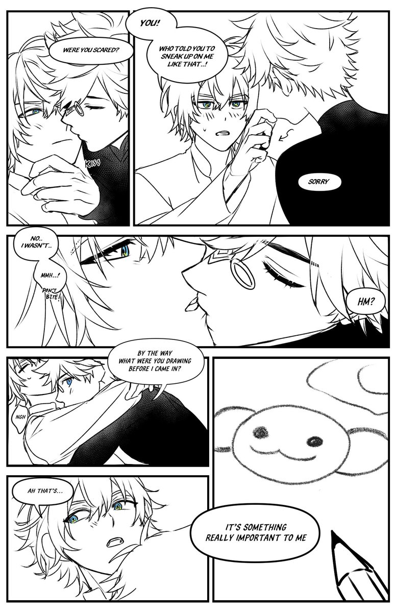 qifrey x 🎫 haha it’s only for fun so don’t take it too serious!
the panels is in confusing order bc i have no idea what am i doing