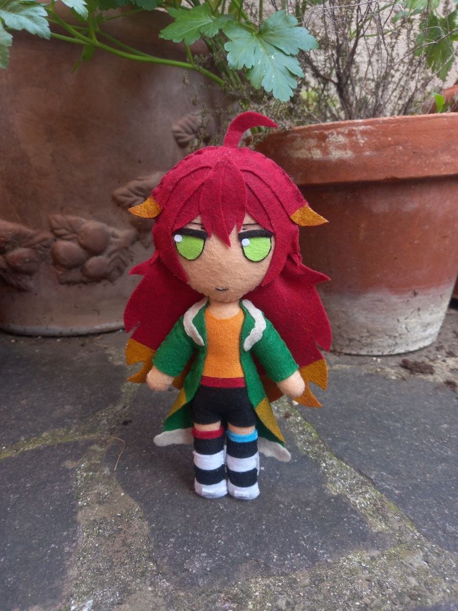 goldenarrow7778's tweet photo. Felt plushie of Misa Imai! https://t.co/pNPtGTR5AP
