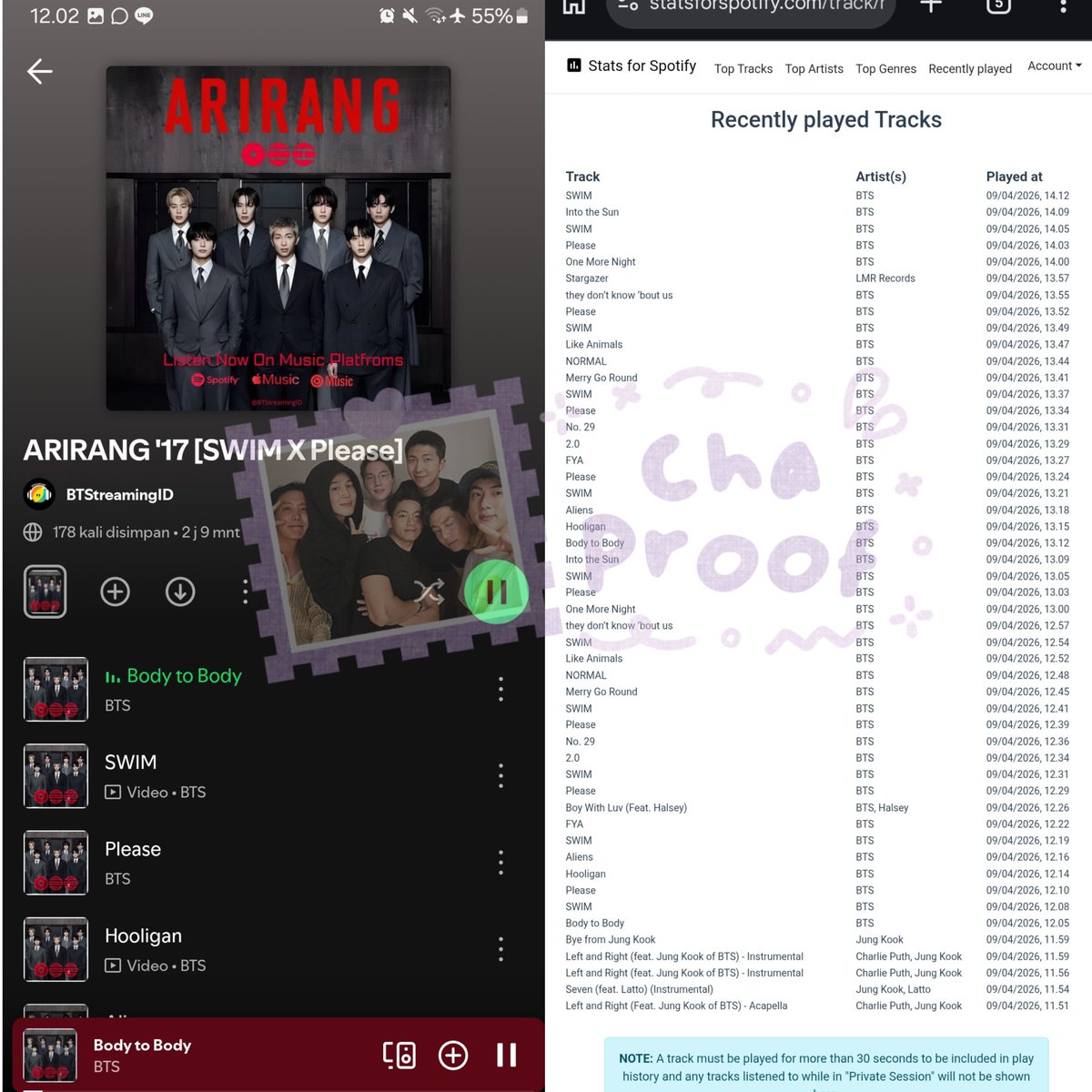 cha || 2026 ketemu Bangtan tweet media