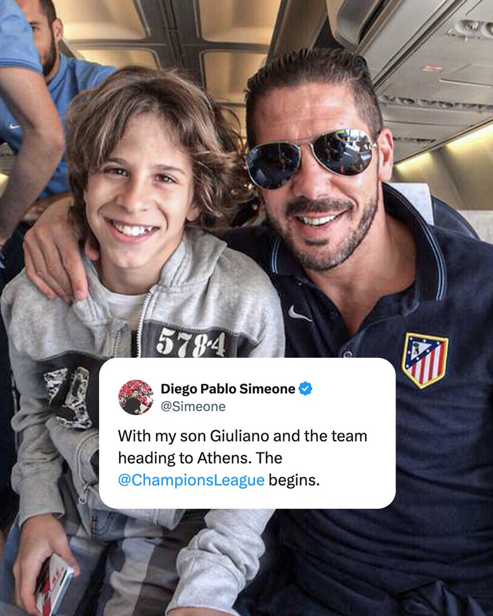 Every dad’s dream 🥹
 
Traveling with your 12-year-old son to a UCL match … Then seeing him help you win your first-ever game at Camp Nou 10 years later 🔄
 
Team of destiny 🔥