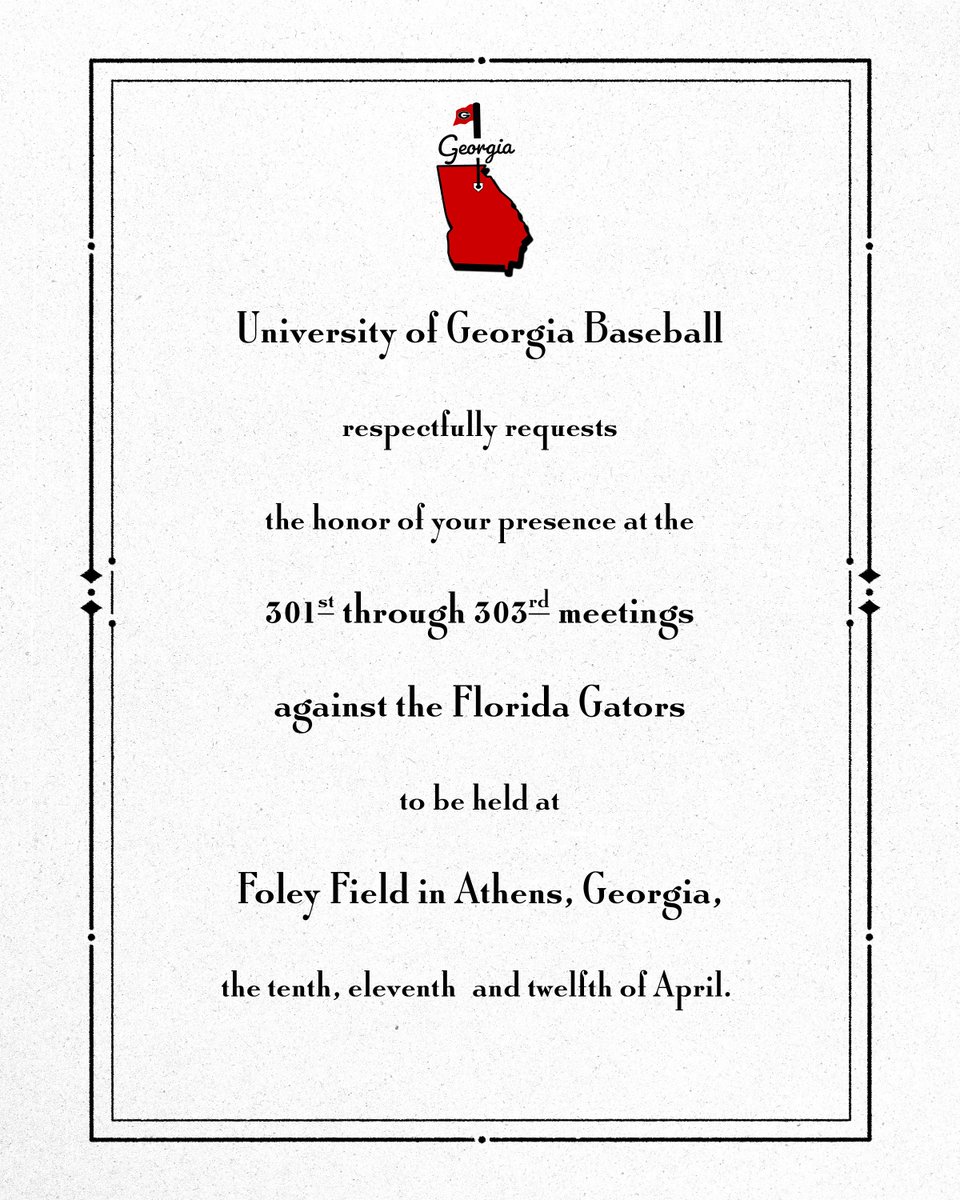 Georgia Baseball tweet media