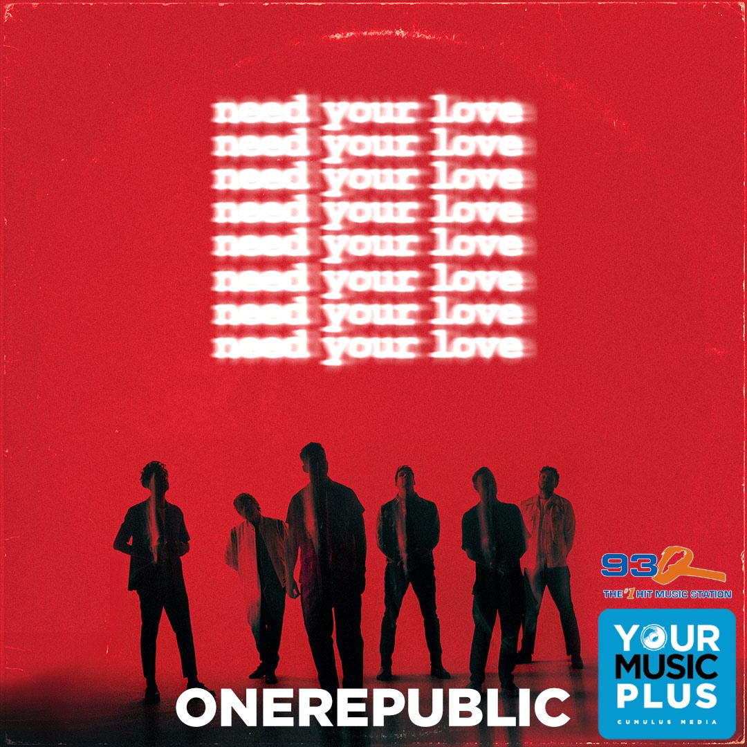 💙 “Need Your Love” is the latest from <a href="/OneRepublic/">ONEREPUBLIC</a> — and it hits hard.
Hear the song on 93Q, plus Ryan Tedder talking about the making of the track during Your Music Plus on 93Q!

#YourMusicPlus #YMP