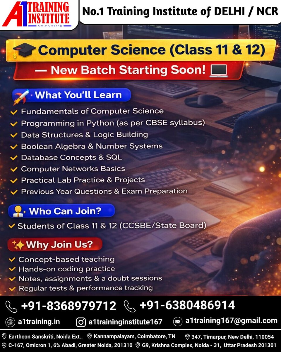 A1 Training Institute - Build India With Code & AI tweet media