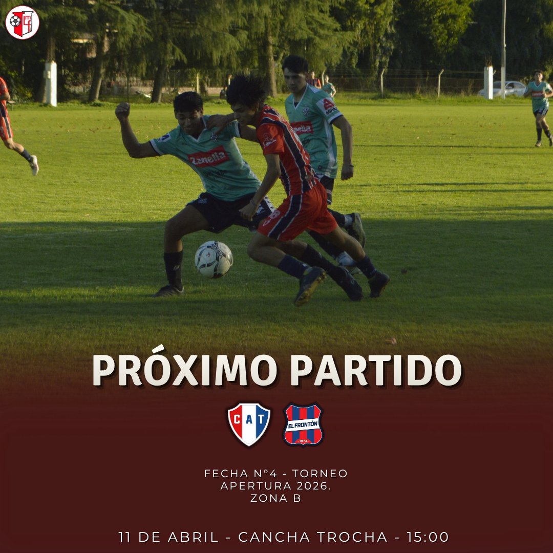 RESERVA 🔴⚪️🔵

Este Sábado recibimos en nuestro Campo de Deportes al Frontón por la fecha N°4.

¡VAMOS CARBONERO! 🚂💪🏻

#TodosJuntos