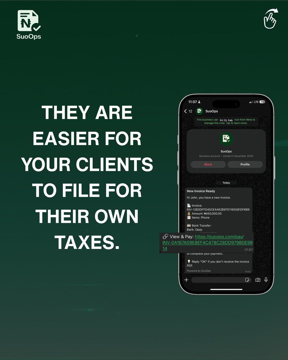 Suoops4's tweet photo. SuoOps turns your transactions into professional PDF invoices automatically.
Trust: Look like the pro you are.
Ease: Simplify taxes for your clients.
Scale: Save time while we handle the paperwork.
Level up your business today. Link in bio! 🚀🔗
#SuoOps #SmallBizTips https://t.co/L7jZ3L6ZLc