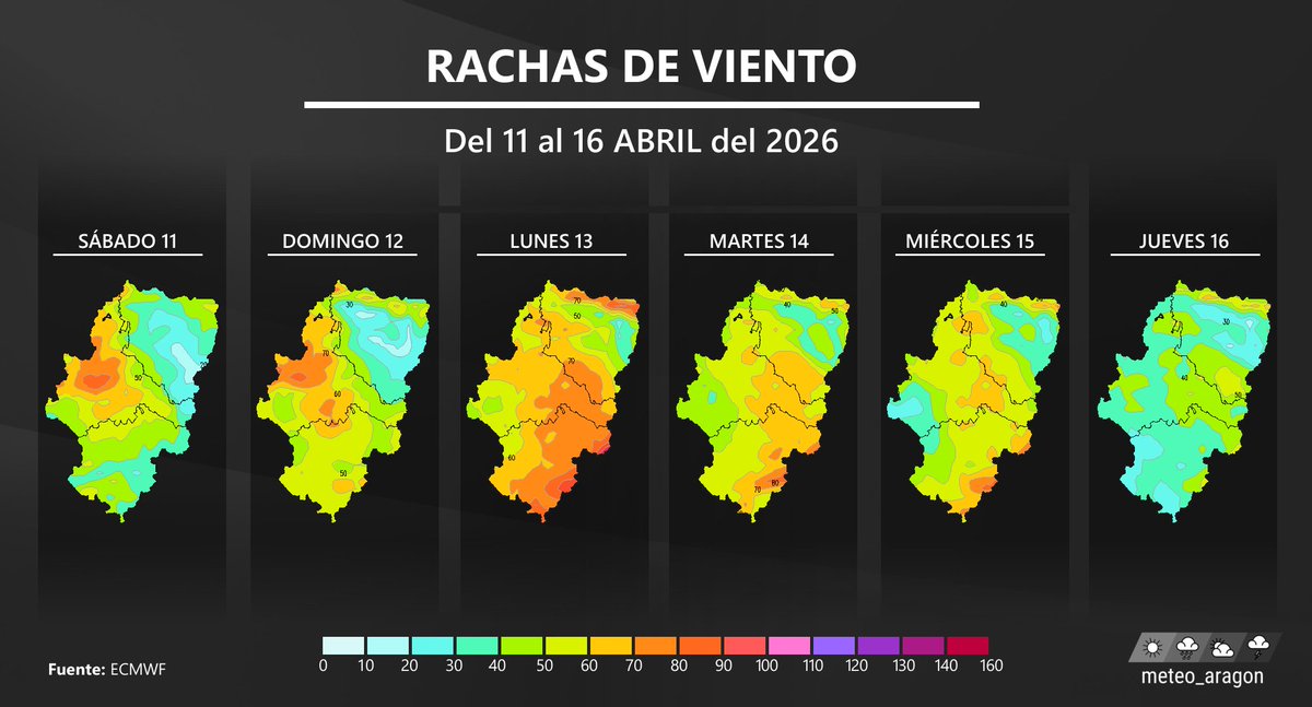 Meteo Aragón tweet media