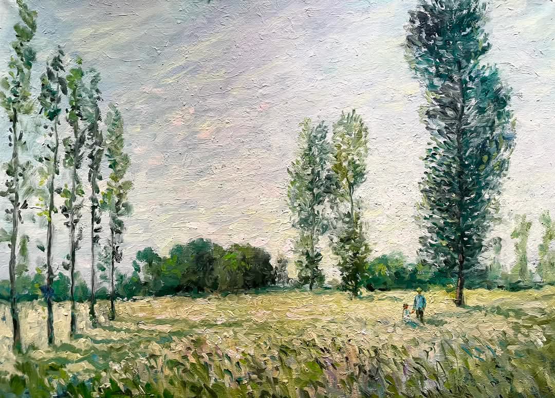 gokc22299's tweet image. .

John Modesitt,
Field Outside of Vernon

.