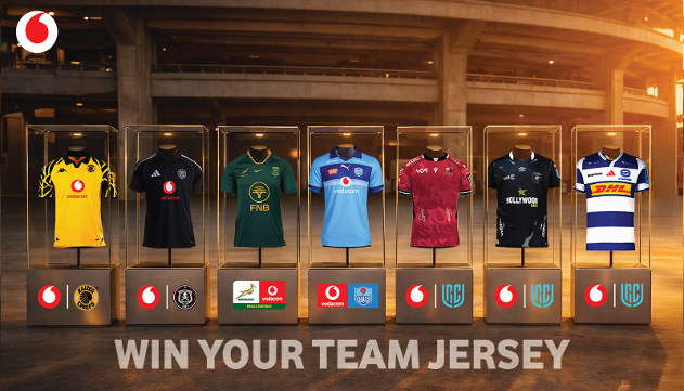 Vodacom's tweet photo. Stand tall. Back your team. Win big 🏆
Drop a ❤️ + ENTER now👉 https://t.co/p2D8h3YqUU

Competition closes 31 May 2026 | Ts &amp; Cs apply https://t.co/t9LJdmIK6g