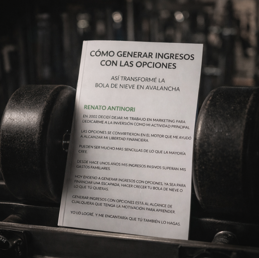 🎁 SORTEO — 1 AÑO DEL LIBRO

Hace un año publiqué “Cómo generar ingresos con las opciones”.

Y sinceramente no esperaba lo que vino después.

Mensajes de lectores que empezaron desde cero.

Personas que por fin entendieron las opciones.

Decenas de reseñas en Amazon

Muchos más