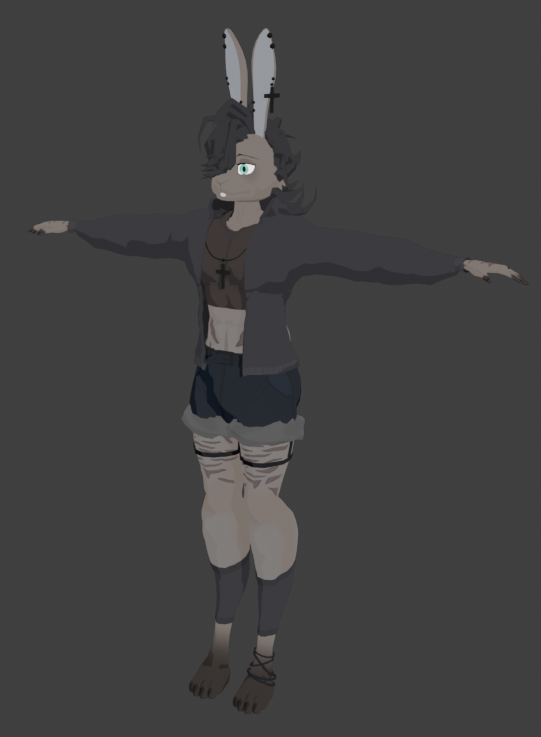 gurrington's tweet photo. rabbit model i made https://t.co/qc6LetyvzL